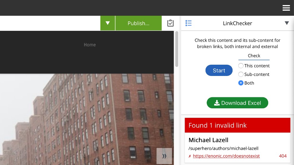 Detailed reporting with support for downloading everything in spreadsheet format