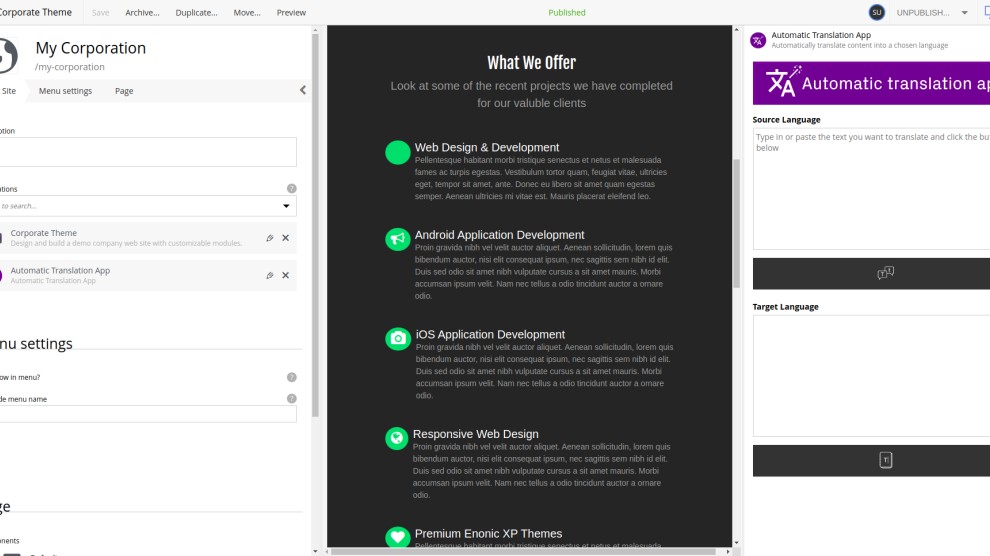 Automatic Translation App screenshot 1