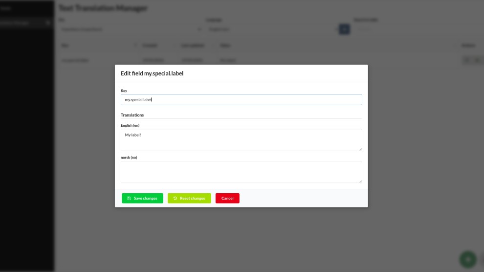 Text Translation Manager screenshot 2