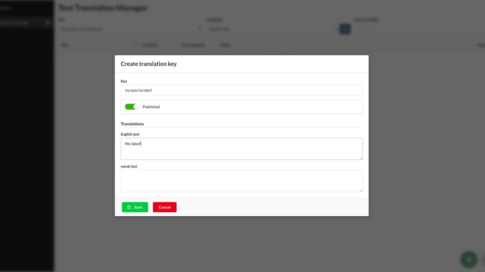 Text Translation Manager screenshot 1