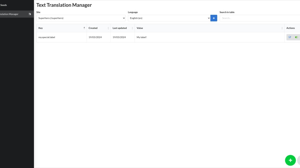 Text Translation Manager screenshot 0