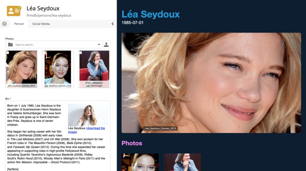 Integrated preview